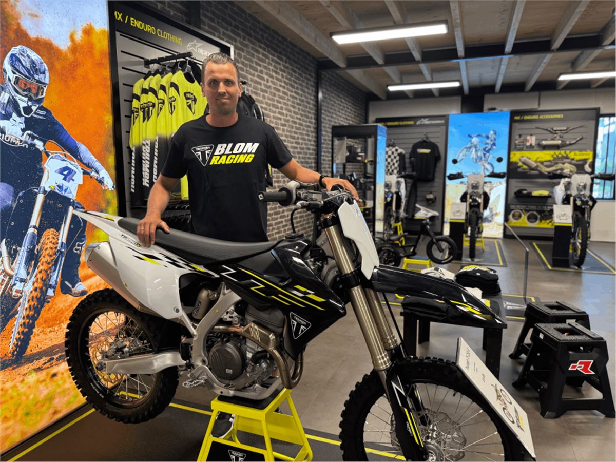 Blom Motoren nu ook officieel Triumph Motocross & Enduro dealer